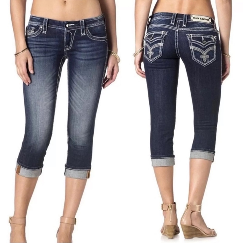 Rock Revival Clover Capris